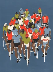 Gruppetto, 2014 (screenprint)